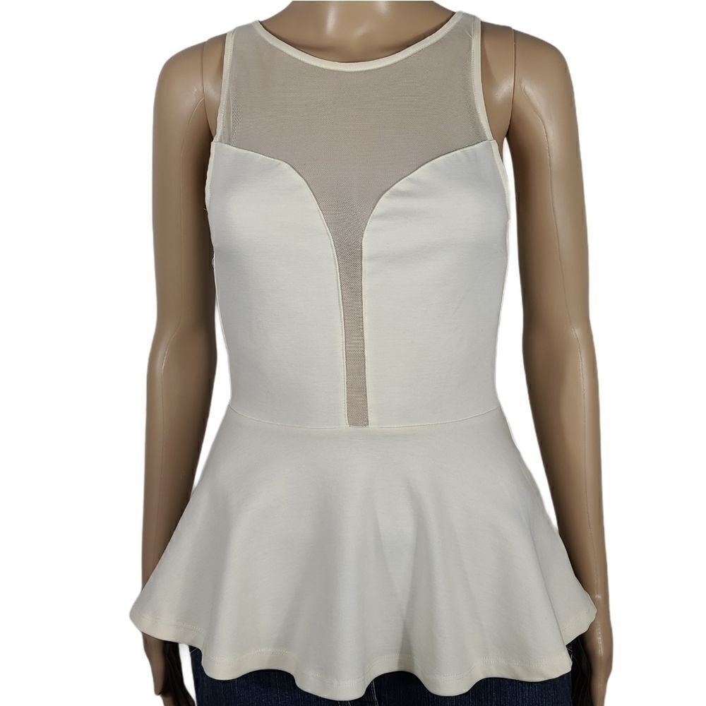 Ambiance Apparel White Fit & Flare Top